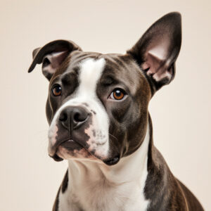 American Staffordshire Terrier – πορτρέτο με χαρακτηριστικό τρίχωμα